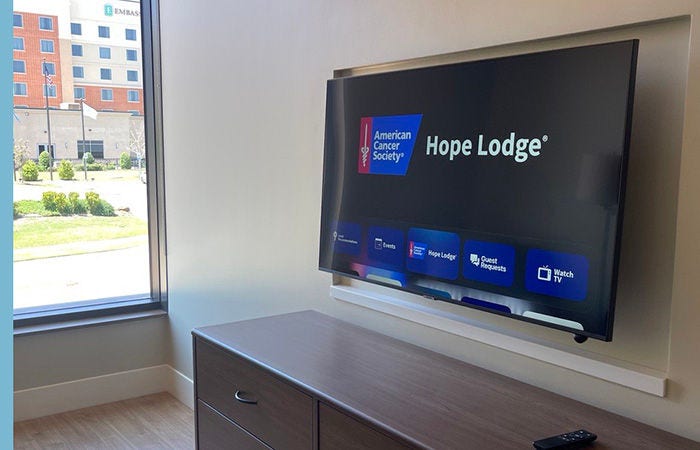 Oklahoma City Hope Lodge Dresser TV