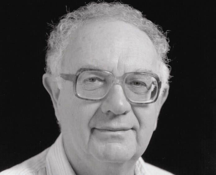 close up portrait of Seymour J. Singer, PhD